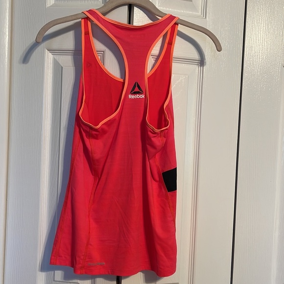 NWOT Reebok racerback tank in pink and orange size XS - Picture 6 of 7